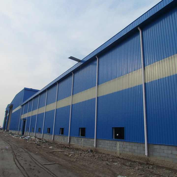 Customized Durable Steel Structure Shed Workshop / Hangar / Hall Buildings