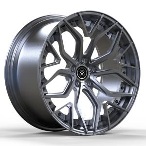  Satin Gun Metal 18x9.5 and 18x10.5 Custom Forged 2-PC Rims For 2010 E92 M3 Manufactures