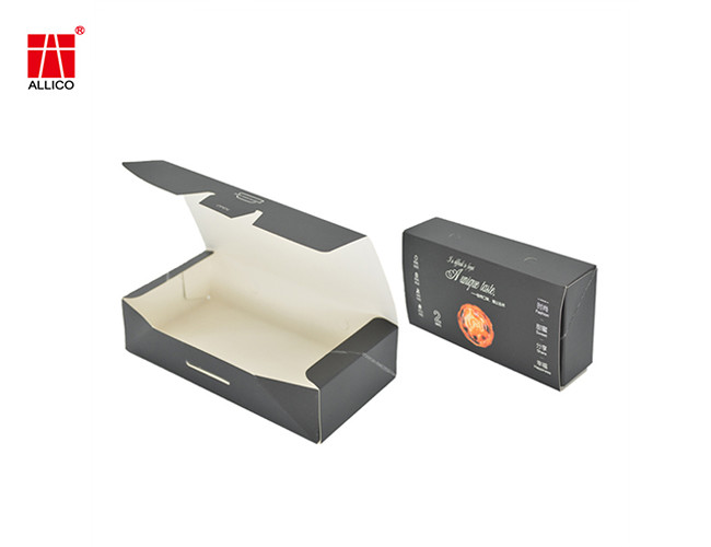 Food Grade 8x6x4 Boxes , 128-400gsm Artpaper Bakery Pie Box