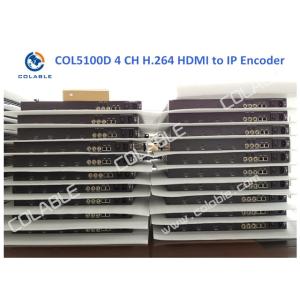  MPEG4 IPTV Video Encoder 4 Channel HDMI To IP Encoder For DTV System COL5100D Manufactures