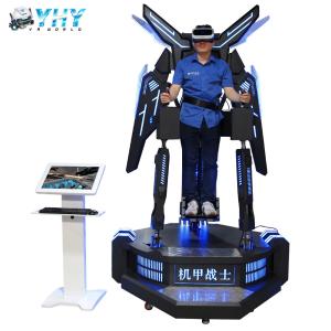9D Standing Up Flying Game VR Simulator Indoor Shooting For Amusement Park