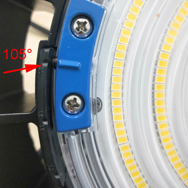 Aluminum High Bay Workshop Lights 100 Watt 6500K Ufo Led Lights 260*178 Mm