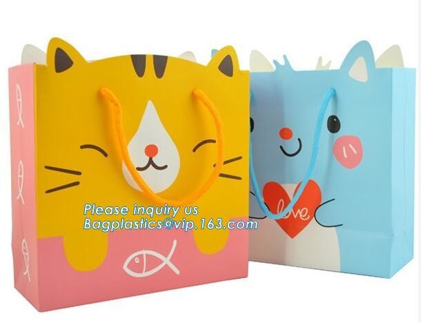 Luxury Paper Gift Carrier Shopping Bag Party Bag with Handles,printed paper carrier bag for apparel shopping bag, bageas
