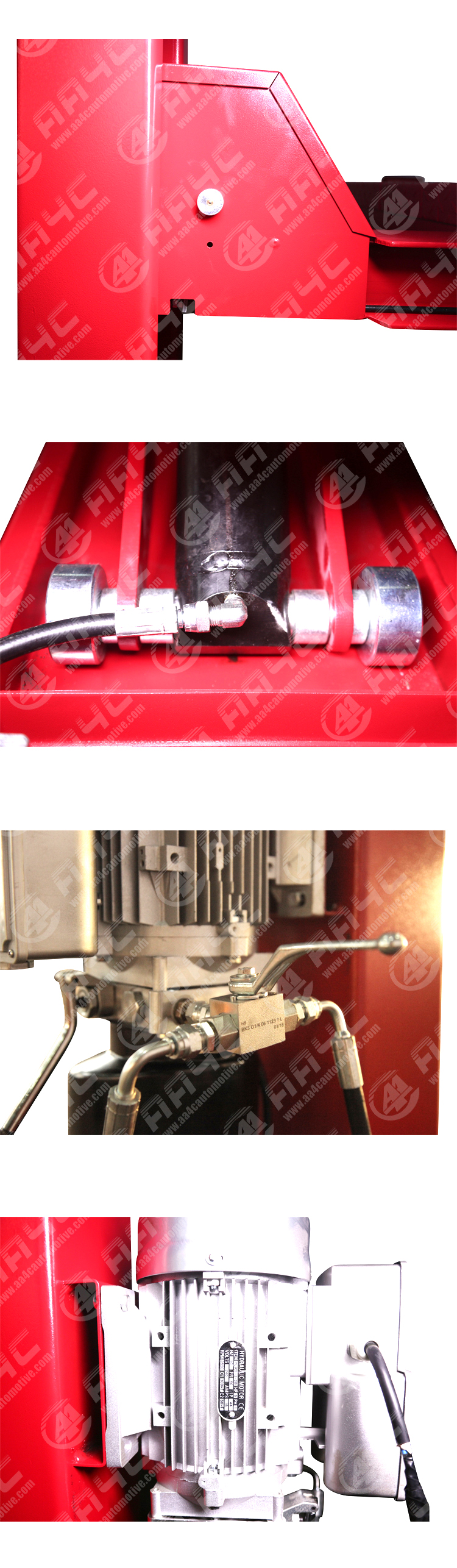Hydraulic 4 Post Vehicle Lift 3.5T 4.0T 5.0T Four Post Automotive Lift With Jacks Parking