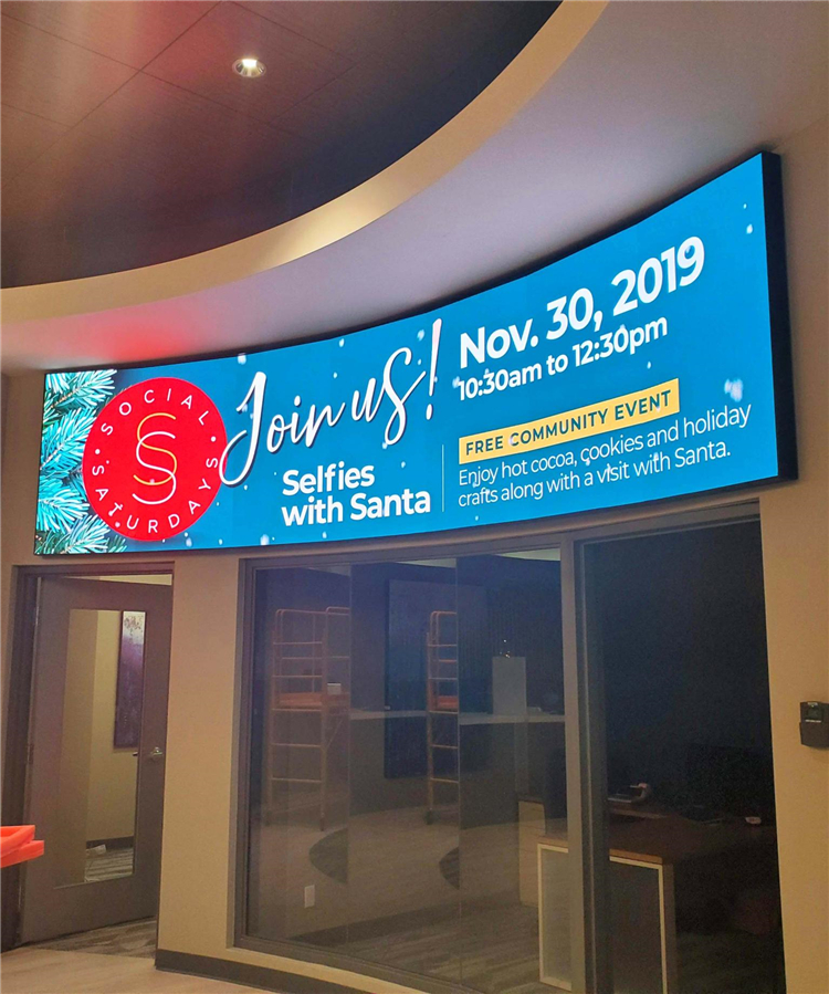 3.91mm Super Bright Flexible Led Panel Screen Display Church Conference