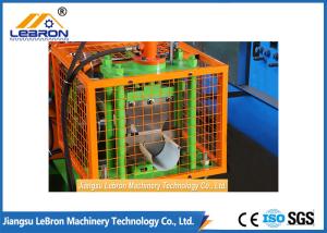  Quenched Gutter Rolling Machine , Panasonic PLC Seamless Gutter Machine Manufactures