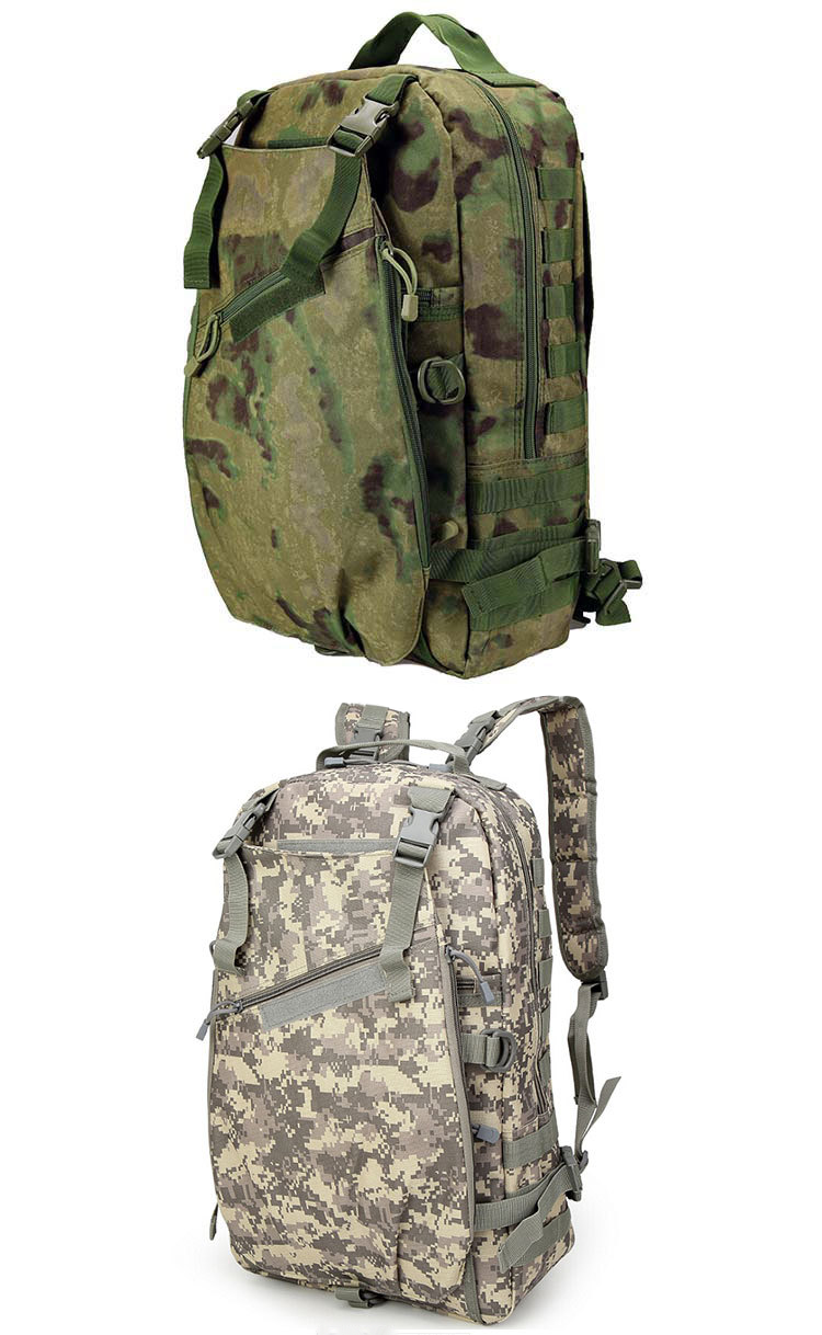Travelling Camping Mountaineering Backpack with Two Compression Straps Made of Oxford