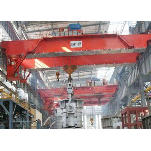 China 50T Cabin Controlled Overhead Bridge Crane For Metallurgical / Foundry on sale