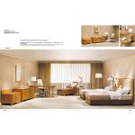Unique Style Hotel Bedroom Furniture Mid - Century Ash Finished For Standard