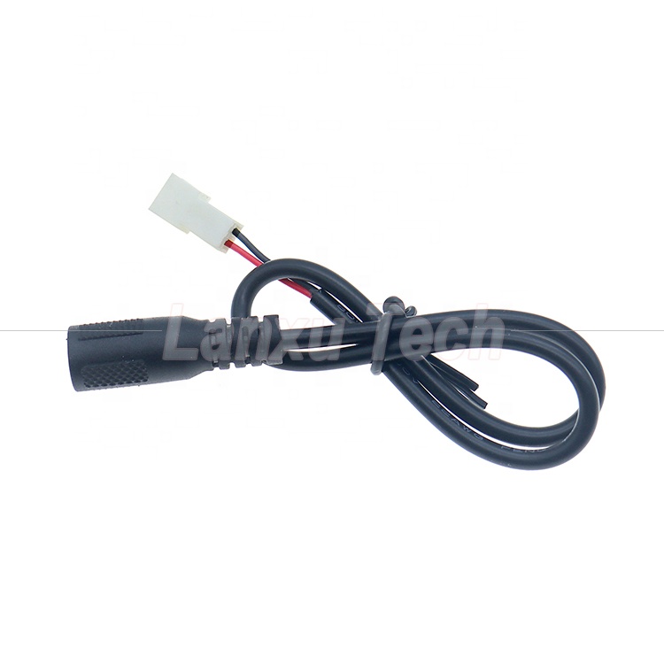 OEM Customization DC Female 5.5x2.1mm Barrel Jack to JST 2 PIN XH 2.54mm Pitch Female Connector Harness Cable