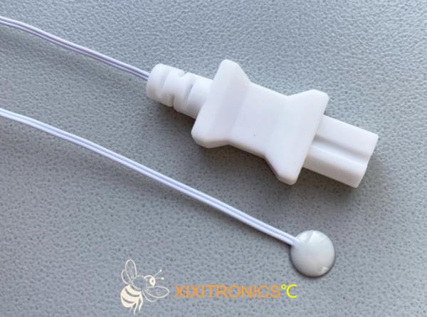 Rapid Response Disposable Medical Skin Sensor Probe Surface Temperatue 2.252KΩ