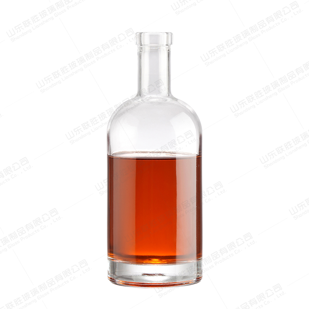 350ml 500ml 700ml 1000ml Glass Wine Bottle With Glass Collar Healthy Lead Free Bottle