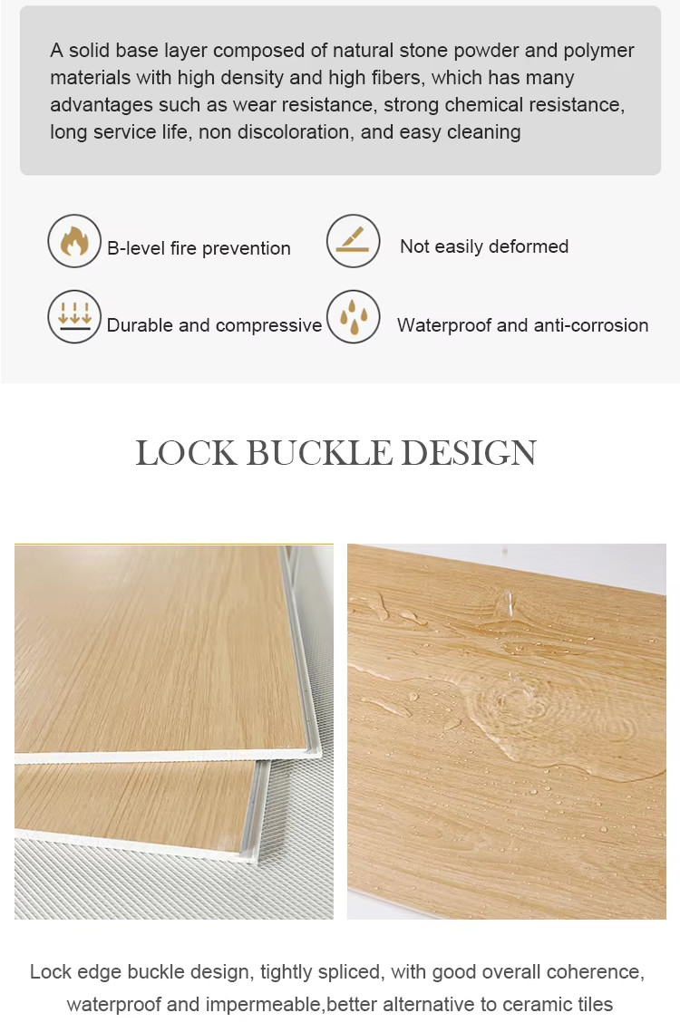 Customizable Length SPC Wall Board Interior Decorative Panels Easy Installation