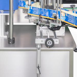 Automatic Round Bottle Labeling Machine For Gummies Supplements Candy Jar Can