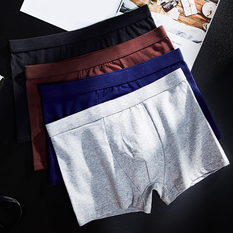 3D Seamless Mens Boxer Shorts Mid-Waist L-3XL Breathable Boxer Briefs