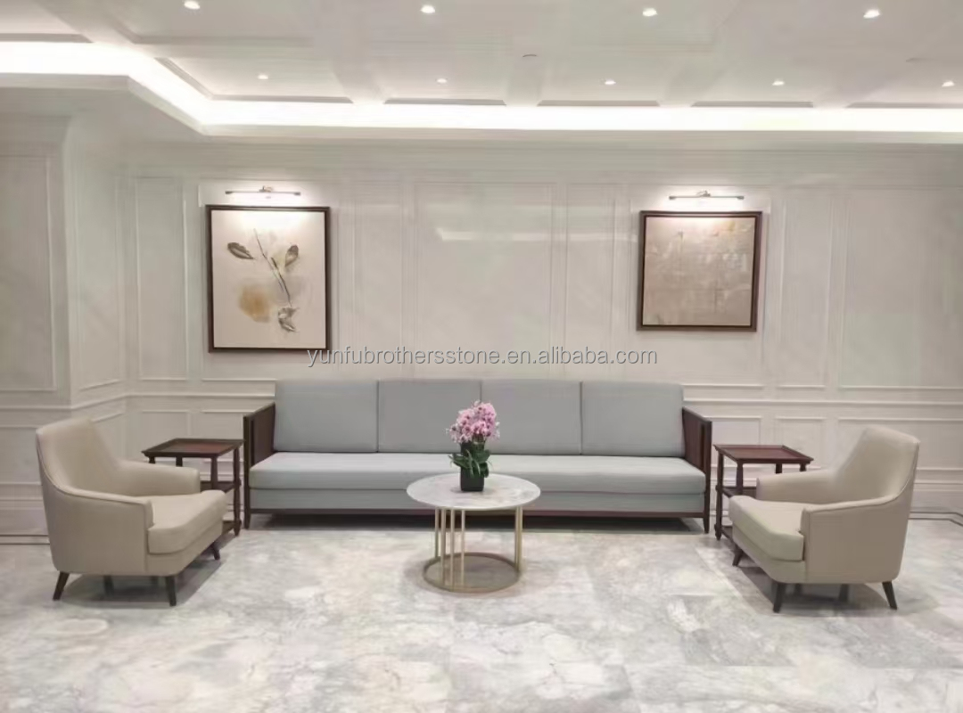 White Thassos Marble Big Slab Polished Stone Wall Panel Tile for Modern Hotel Design