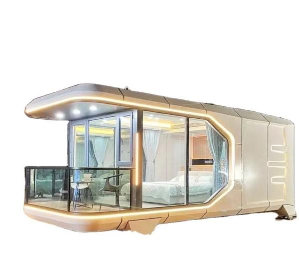 Space Capsule House Luxury Camping Prefab Cabin with Environmental Protection