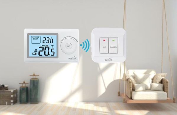 NCT Sensor Digital Wireless Room Thermostat Gas Boiler Energy Efficiency