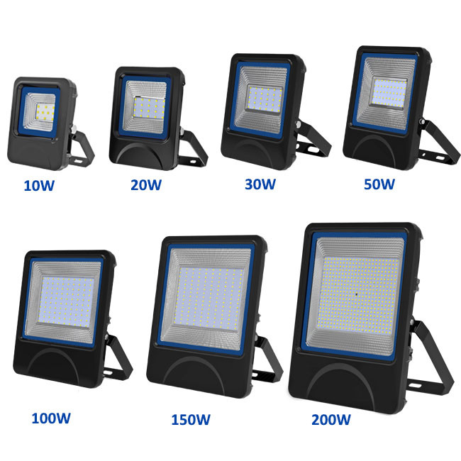 High Lumen 100 Watt Flood Light 12000Lm Dust - Proof Aluminum Housing