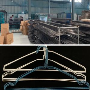 14.5 Gauge Galvanized Wire Hangers Proper Shape With A Rounded Hook End