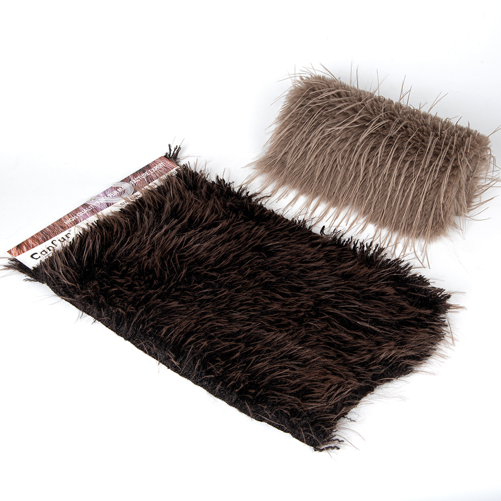 ODM Soft Artificial Fox Fur Fabric for Lady Coats and Jackets in 58/60" Width