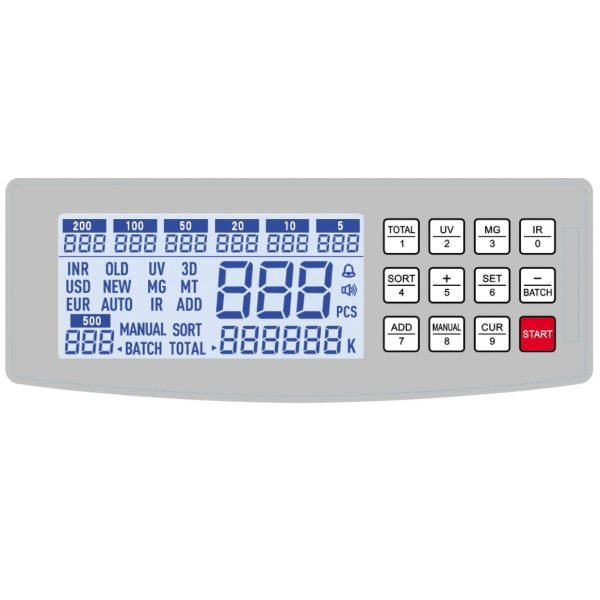 Quality 2019 INDONESIA MONEY DETECTOR COUNTER WITH STRONG MG,UV, MG, MT&IR counter detector with add batch automatic function for sale