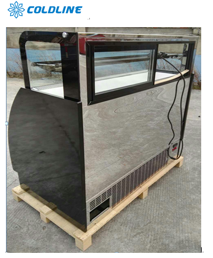 530L Pastry Display Air Curtain Refrigerator 220V 50HZ