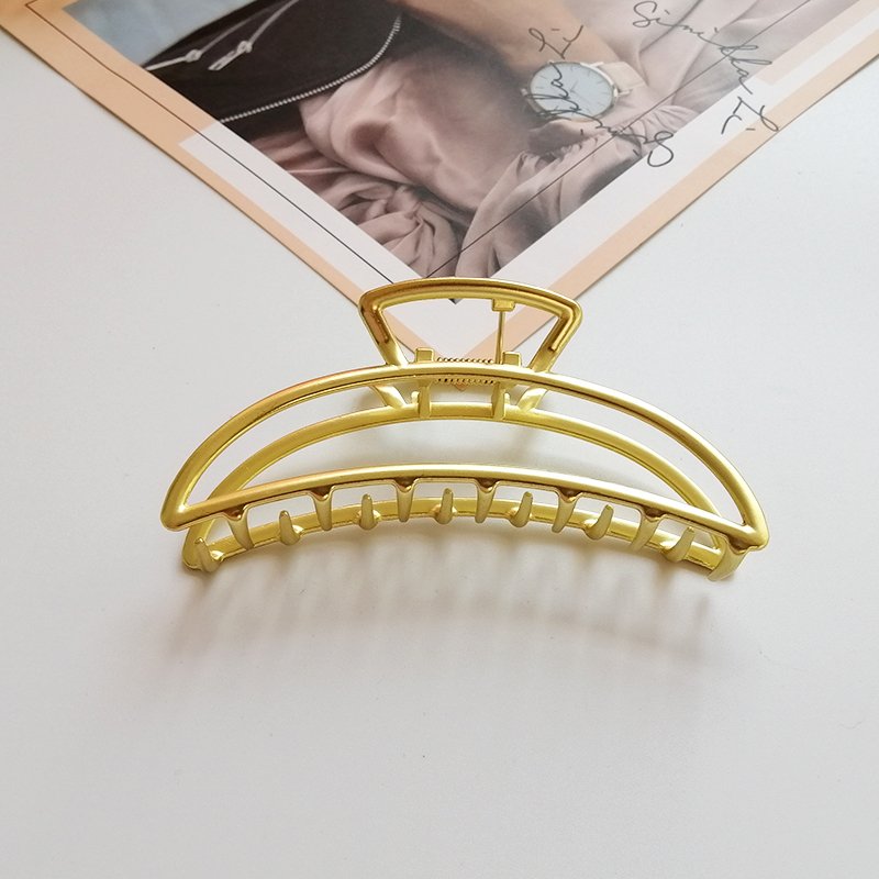 14 Cm 15cm Metal Gold Claw Hair Clips Fashion Accessories Large