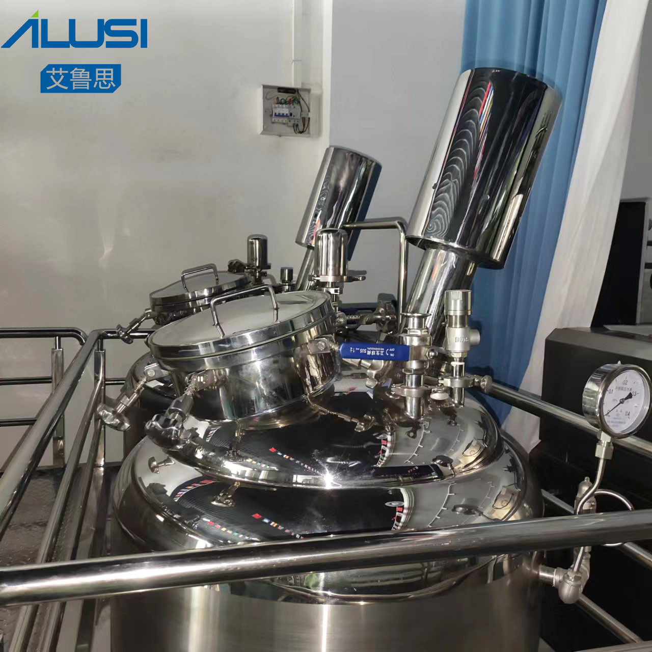 Vacuum Homogenizer Emulsifying Mixing Machine Cosmetics Lotion Face Cream Mixer Machine