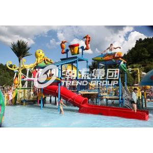 Funny Aqua Playground Fun Water Slides Combination With Biggest Water Slide For