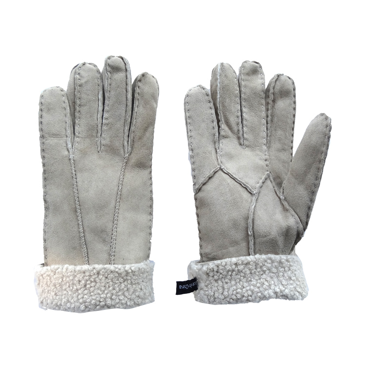 Manufacturer customized ladies shearling sheepskin gloves