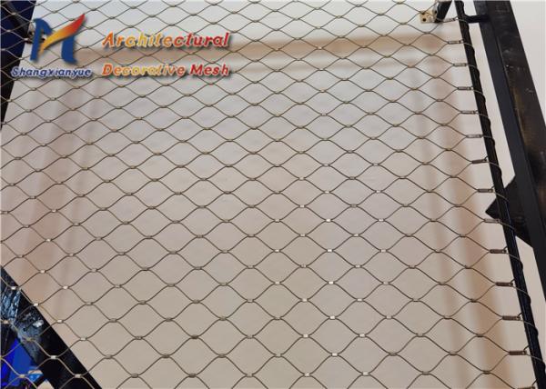 1.6mm Stainless Steel Wire Rope Mesh Platform Safety Fence Tensile Facade Cable