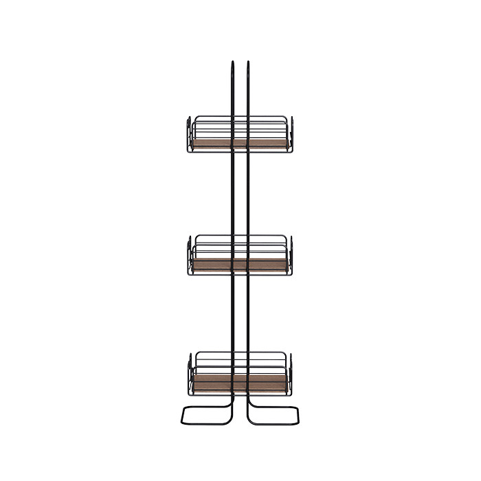 Standing Bathroom Organizer Multi-function Iron Wire Rack Stainless Steel Shower Caddy