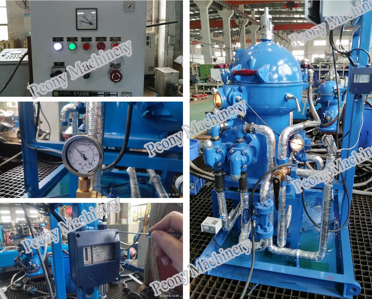 PDSD Series Disc Centrifugal Separator Mineral Oil Centrifuge