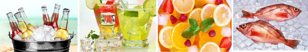 -18 Degree Ice Maker Machine , 700W Clear Ice Cube Maker Machine