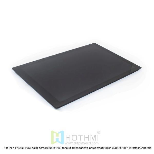 8.0-inch IPS full-view color screen/800x1280 resolution/capacitive screen
