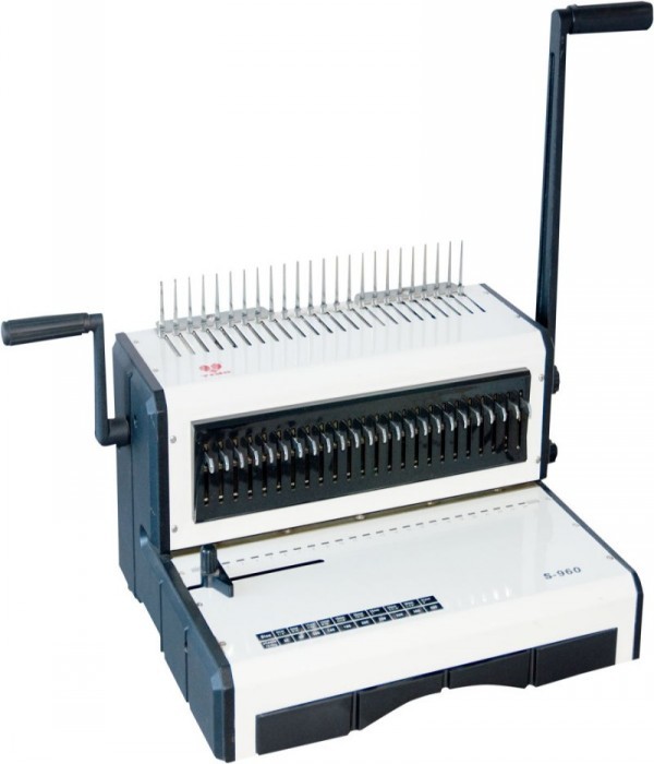 Desktop 24 Holes After Printing Binding Machine With 14.3mm Pitch