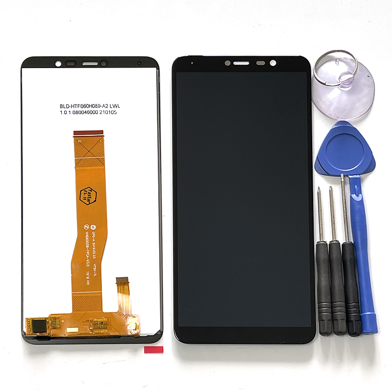 Mobile Phone Parts Assembly Touch Displays For Wiko Y80 Cell Phone Lcd Screen