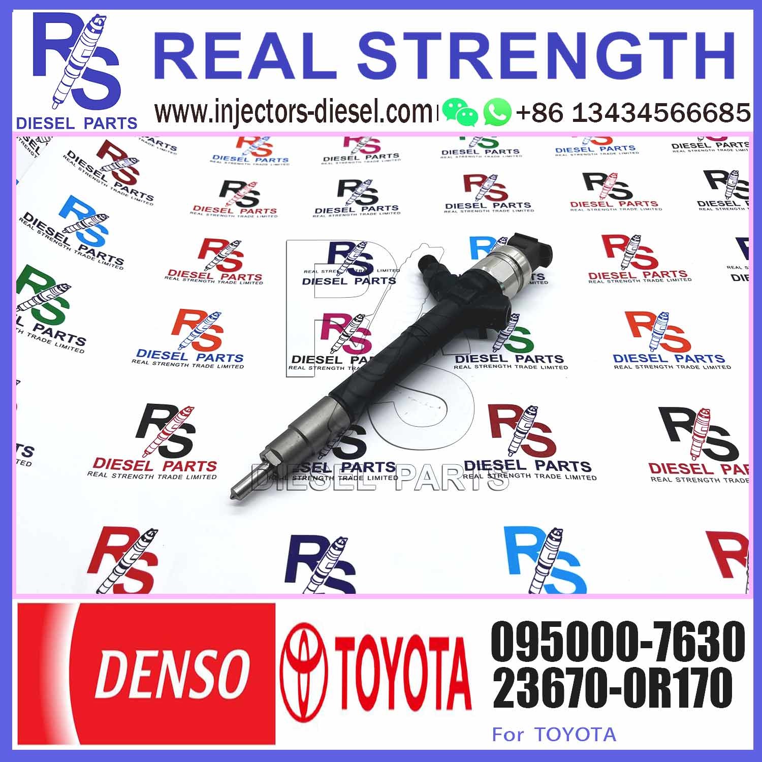 Diesel Fuel Engine Injector 095000-7630 23670-0R170 Engine High Pressure Pump Engine Injection Injector 095000-7630