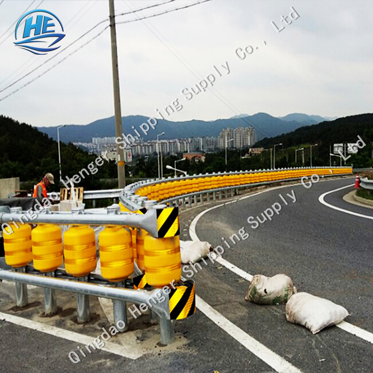 Highway Diameter 370mm Anti Shock Safety Roller Barrier