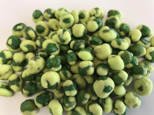 Fried Coated Yellow Color BBQ/ Wasabi Green Peas Snack Dried Baked and Roasted