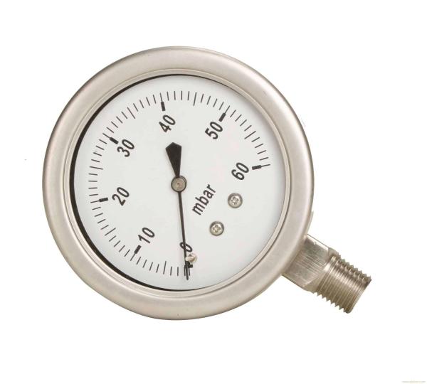 Quality Bourdon Type Pressure Gauge 150mm Dia Dial Size DN15 BSP Thread Process Connection for sale