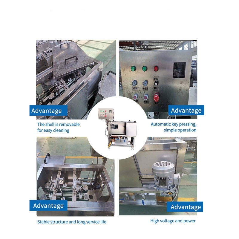 Fully Automatic Frozen Fish Cutting Machine Fish Fillet Bone Removal Cleaning Band Saw