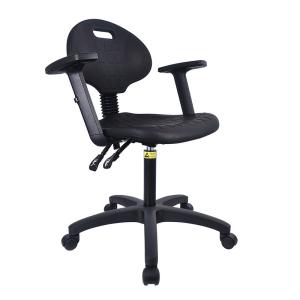 PU Foam Anti Static Lab Chair With Adjustable Height And Backrest For School And