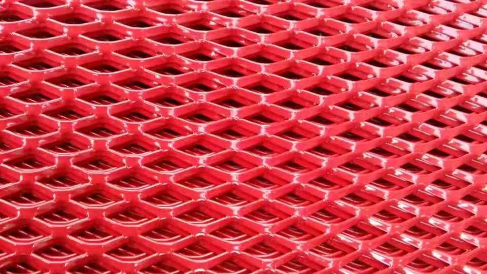 Diamond Metal Expanding Wire Mesh 1 - 3mm Thickness Corrosion Resistant
