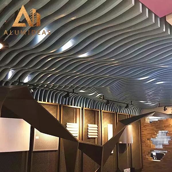 Aluminum Decoration Metal Ceiling Grid Systems For Hotel