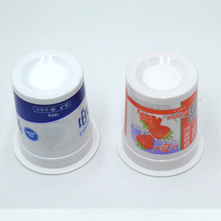 Sleeve Label Plastic Yogurt Cup Ice Cream Cups With Lids 3oz