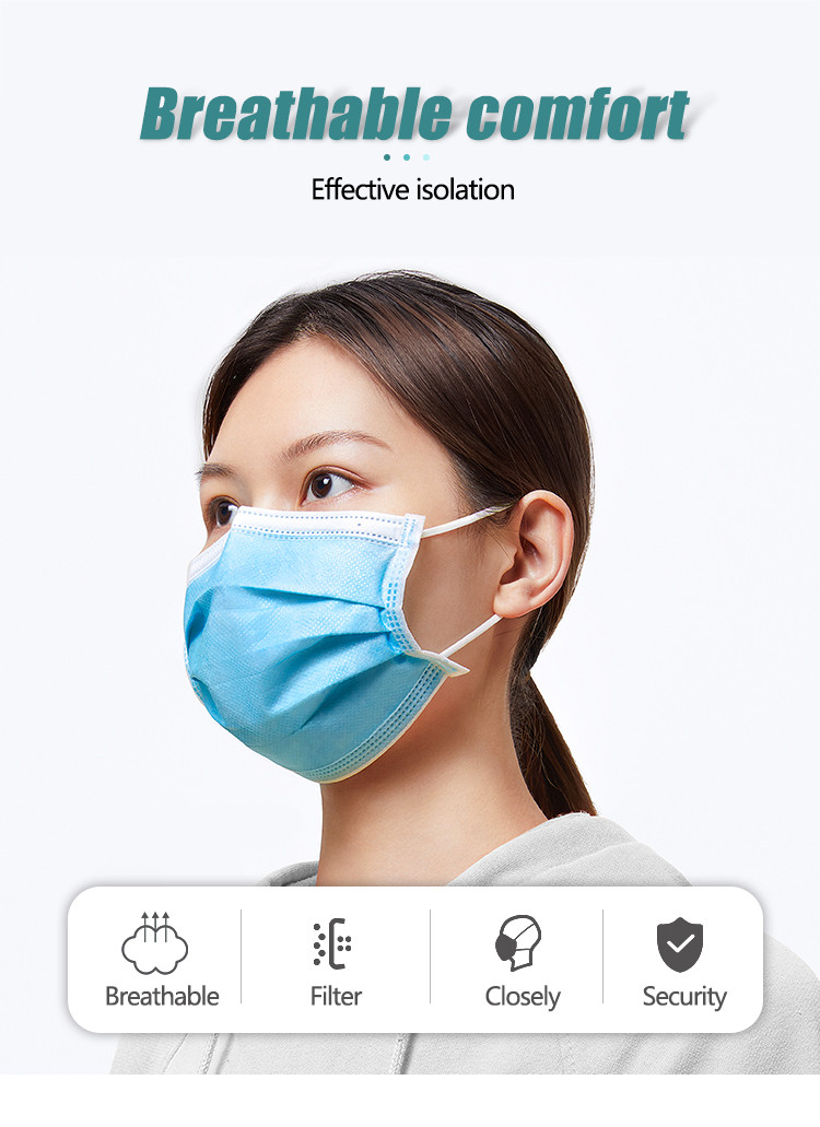 Anti Virus Disposable Face Mask 360 Degree Breathing Effectively Block Visible Objects