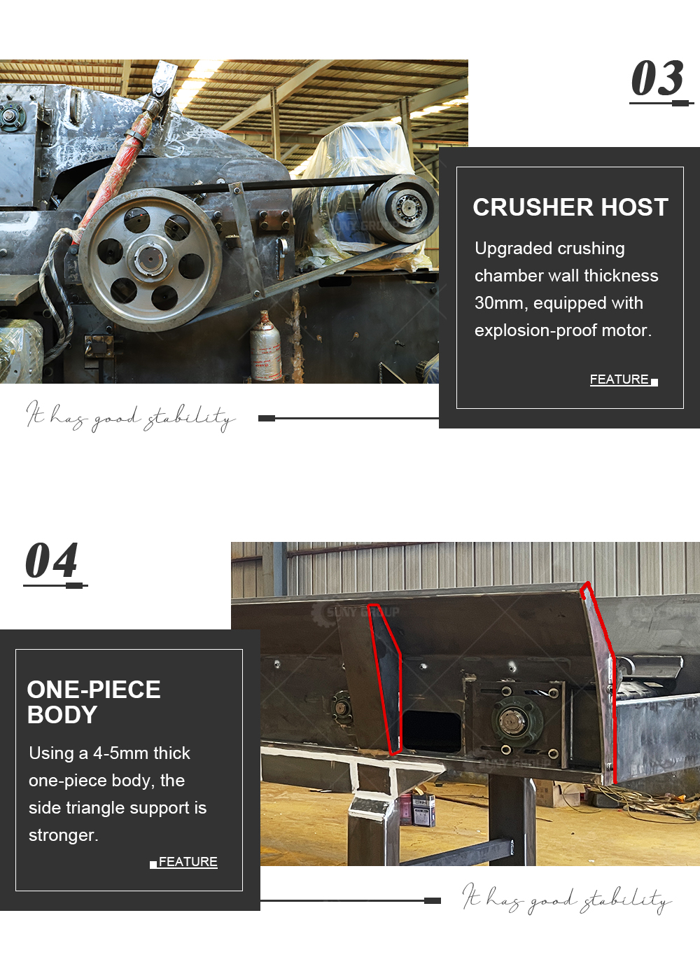 Easy to Operate Heavy Duty Wood Crusher with Large Capacity and 11kw 7.5kw Motor Power