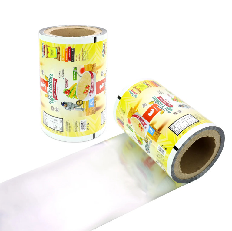 Customized Recycled Food Grade Laminated Roll Film Plastic Small Soft Packaging Film Roll